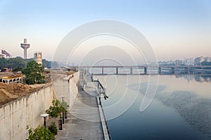 View of Sabarmati Riverfront in Ahmedabad