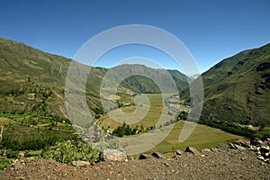 View of the sacred valley