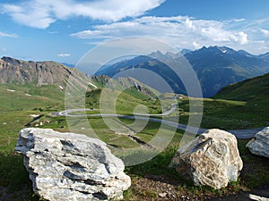 The view from the saddle Hochtor