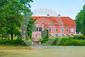 View of Sagadi manor in Estonia