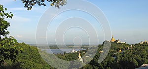 View from the Sagaing hill photo