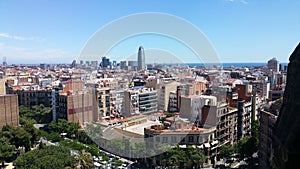 The view from the sagrada familia & x28;barcelona& x29;