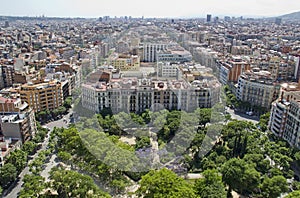 View from Sagrada Familia, Barcelona photo