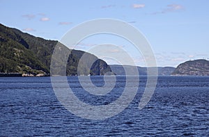 View of Saguenay Fjord, Canada