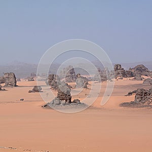 View of Sahara Desert