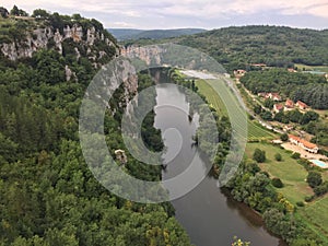 View from Saint Cirq Lapopie