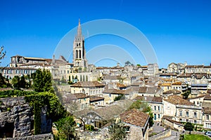 View of Saint Emilion, Bordeaux, France