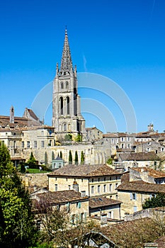 View of Saint Emilion, Bordeaux, France