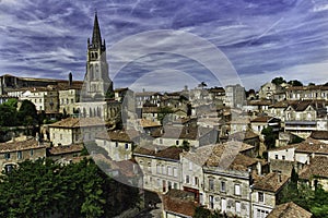 View of saint-emilion, france