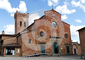 View of Saint Francis cathedral Duomo di San Francesco Tuscany, Italy