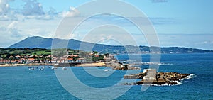 View on Saint-Jean-de-Luz and Ciboure