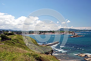 View on Saint-Jean-de-Luz and Ciboure