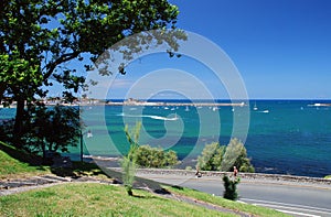 View on Saint-Jean-de-Luz and Ciboure