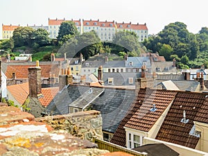 View of the Saint Peter Port. Bailiwick of Guernsey, Channel Islands photo
