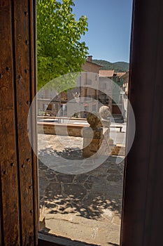 View from Saint Peter's church to GombrÃ¨n village.