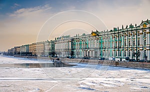 View of Saint Petersburg and Neva River