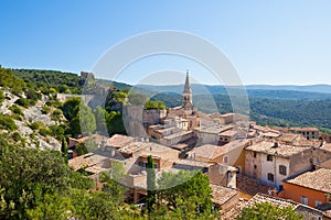 View of Saint Saturnin d Apt, Provence, France