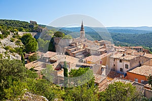 View of Saint Saturnin d Apt, Provence, France