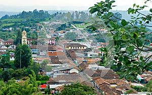 View of Salento, Colombia photo