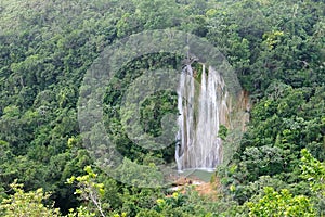 Waterfall - attraction in Samana area Dominican Republic photo