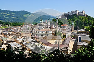 View on Salzburg, Austria photo