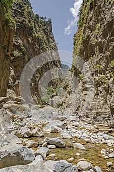 View of The Samaria Gorge