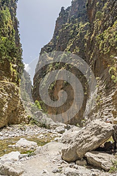 View of The Samaria Gorge