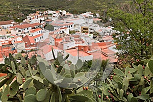 View of San Bartolome de Tirajana. Gran Canaria.