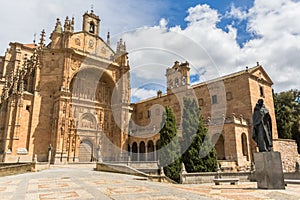 View at the San Esteban Convent, a Dominican monastery situated in the Plaza del Concilio de Trento, Salamanca downtown photo