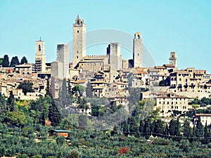 View of san gimignano