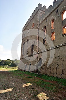 View of San Giorgio well or Sa Macchina Beccia photo