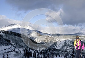 View of the San Juan Mountains From Purgatory Ski Area, Colorado