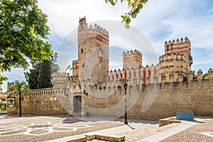 View at the San Marco castle in El Puerto de Santa Maria town, Spain