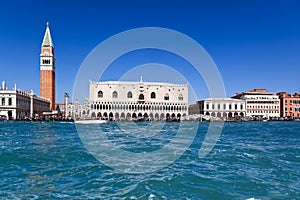 View of San Marco Square and Doge Palace, Venice - Italy