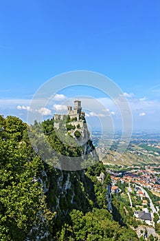 View of san marino - rocca della guaita