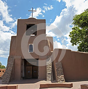 A View of San Miguel Mission, or Chapel
