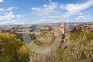 View of San Miniato, Pisa, Italy