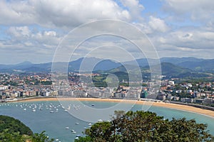 View of San SebastiÃ¡n, in Spain