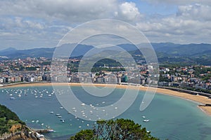 View of San SebastiÃ¡n, in Spain