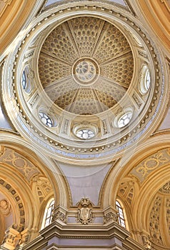 View of San Uberto Chapel, Reggia Reale of Venaria, Turin, photo