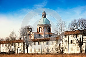 A view of the Sanctuary of Caravaggio photo