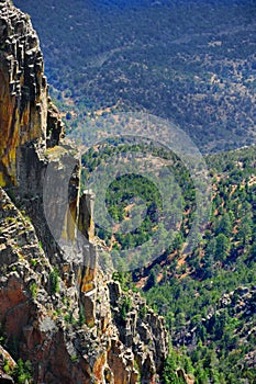 View of Sandia Mountains from Sandia Peak Tramride photo