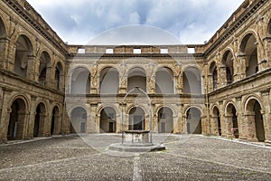 View of the Sangallo Fort in Civita Castellana, Italy during daylight