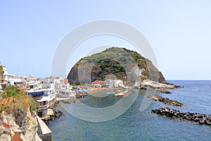 A view of Sant Angelo in Ischia island in Italy