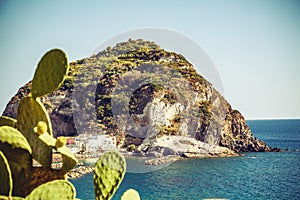 A view of Sant Angelo on island Ischia,Italy