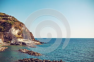 A view of Sant Angelo on island Ischia,Italy