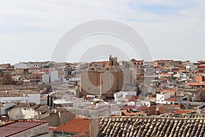 View of Santa Cruz de la Zarza from the church of Santiago Apostol photo