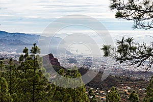 View of Santa Cruz from El Teide Park, Tenerife
