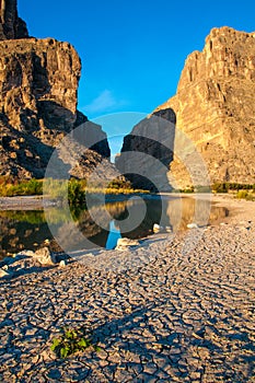 A view of Santa Elena Canyon in Big Bend National Park