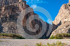 A view of Santa Elena Canyon in Big Bend National Park